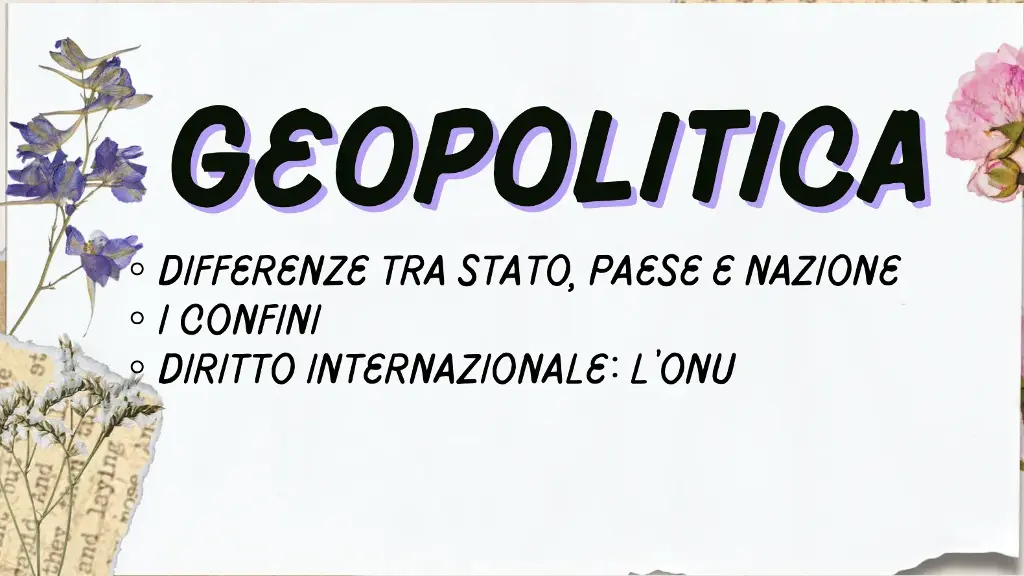 Geograhpy - Geopolitics