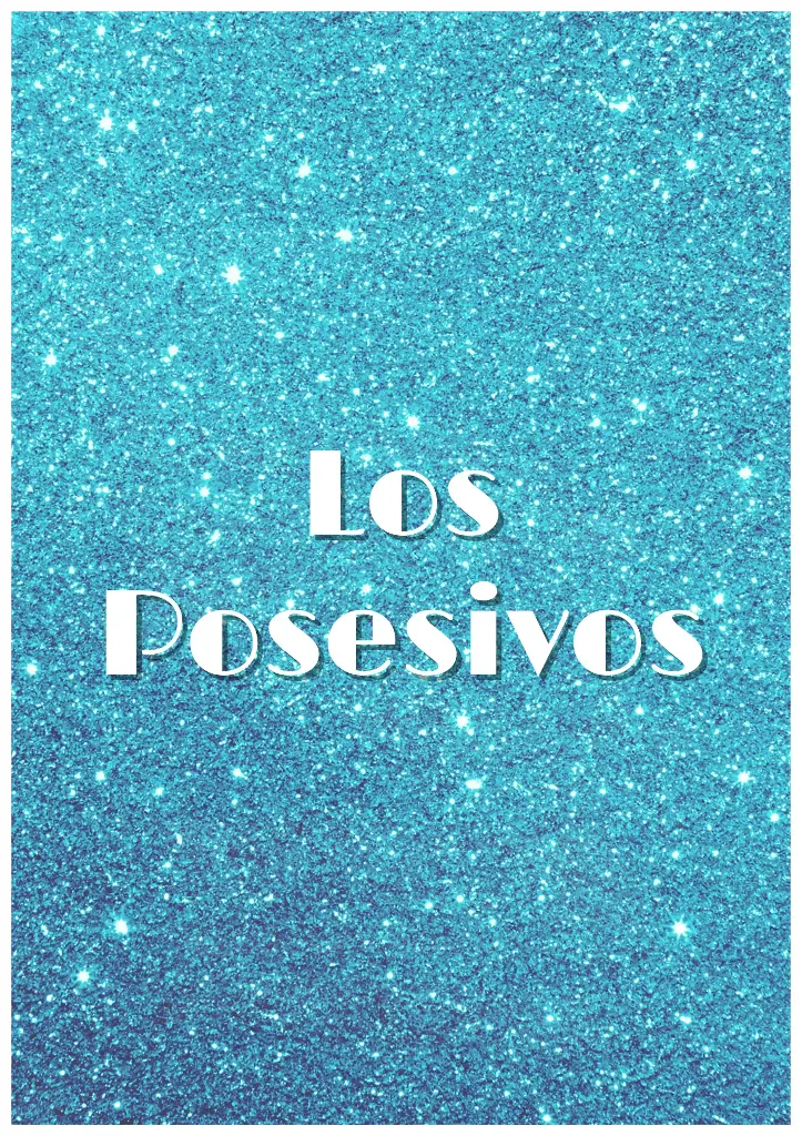 Los Posesivos