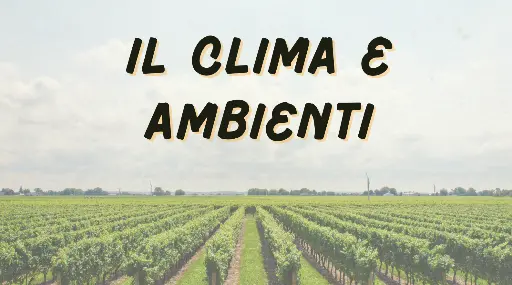 Geografia ~Climi e Ambienti~